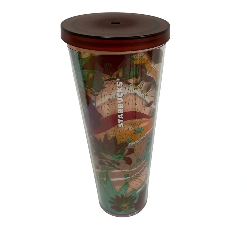 Starbucks Terracotta Tumbler Desert Cactus Cold Summer Venti 24oz 2019 Succulent